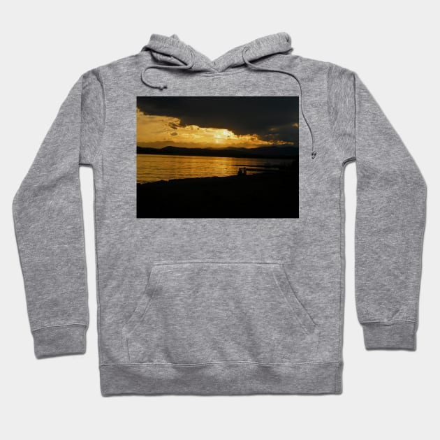 Sunset landscape Hoodie by marghe41